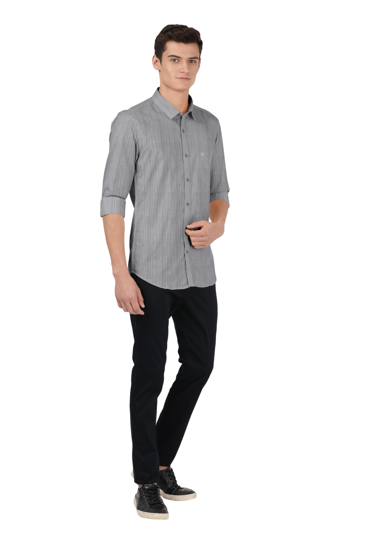 OTTO - Navy Blue Plain Formal Shirt. Relax Fit - EMMY_2 – ottostore.com